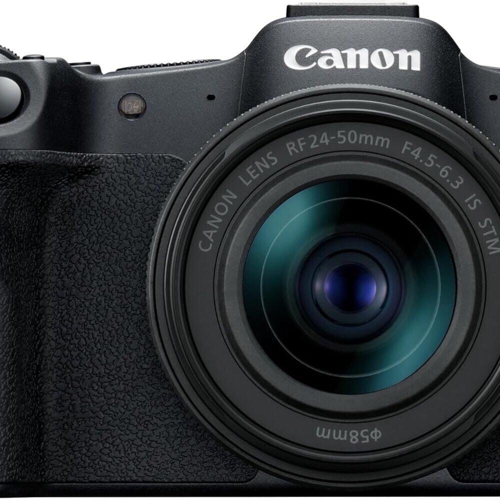 Canon EOS R8 + RF 24-50mm F4.5-6.3 IS STM Lens - 24.2MP Full-Frame Mirrorless Camera
